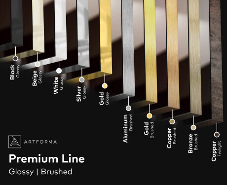 PremiumLine Illuminated Bathroom LED Lighted Mirror L65 #5