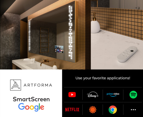 PremiumLine Illuminated Bathroom LED Lighted Mirror L65 #8