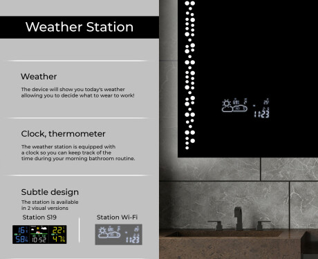 PremiumLine Illuminated Bathroom LED Lighted Mirror L65 #5