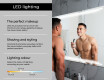 PremiumLine Illuminated Bathroom LED Lighted Mirror L75 #9