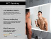 PremiumLine Illuminated Bathroom LED Lighted Mirror L77 #5