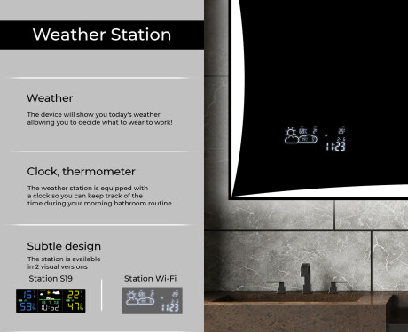 PremiumLine Illuminated Bathroom LED Lighted Mirror L77 #5