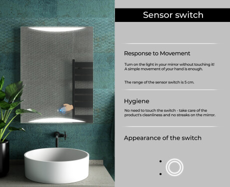 PremiumLine Illuminated Bathroom LED Lighted Mirror L78 #7