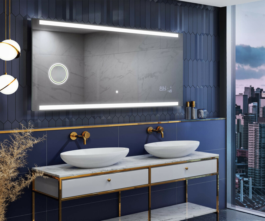Artforma - Bathroom Mirror With LED Light - SlimLine L47