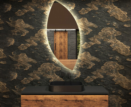 Irregular Mirror LED Lighted decorative design L221