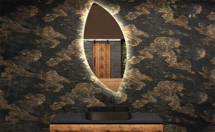 Irregular Mirror LED Lighted decorative design L221