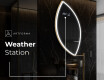 Irregular Mirror LED Lighted decorative design L222 #7