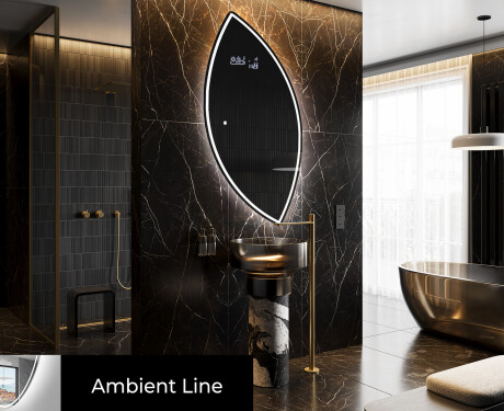 Irregular Mirror LED Lighted decorative design L223