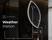 Irregular Mirror LED Lighted decorative design L223 #7