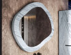 Bathroom mirror with a custom stone frame L297 #4