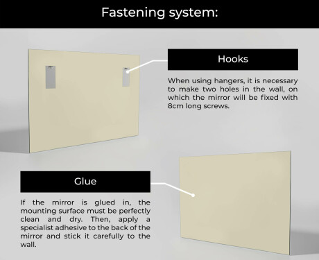 Round wall hanging mirror L203 #3