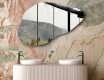Irregular wall hanging mirror L208 #6