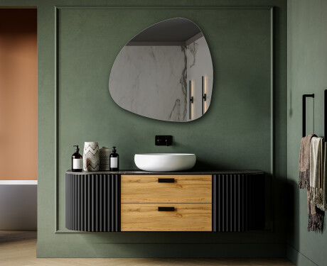 Irregular wall hanging mirror L210