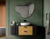 Irregular wall hanging mirror L211