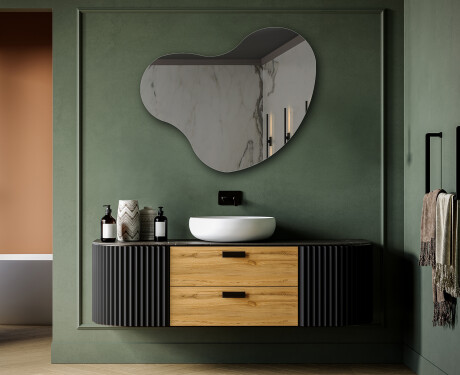 Irregular wall hanging mirror L211