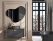 Irregular wall hanging mirror L211 #4