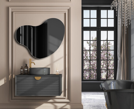 Irregular wall hanging mirror L211 #4