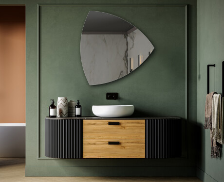 Irregular wall hanging mirror L212