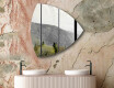 Irregular wall hanging mirror L212 #6