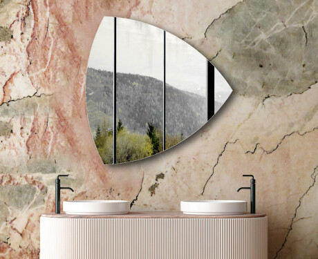 Irregular wall hanging mirror L212 #6