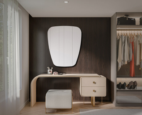 Irregular vertical wall hanging mirror L213 #2