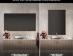 Hanging framed rounded mirror L201 #2