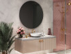 Hanging framed round mirror L203 #6