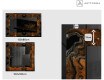 Backlit Decorative Mirror - Mosaic Dreams #2