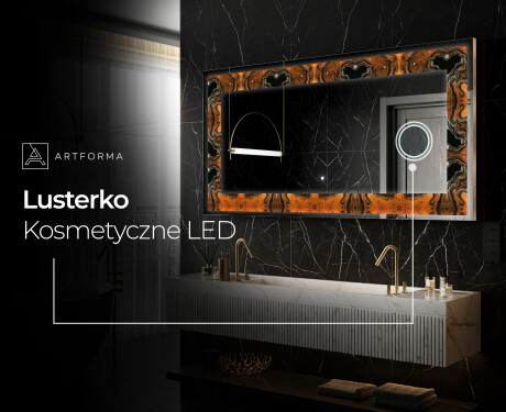 Backlit Decorative Mirror - Mosaic Dreams #9