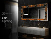 Backlit Decorative Mirror - Mosaic Dreams #11