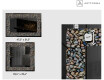 Backlit Decorative Mirror - Natural Stones #2