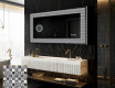 Backlit Decorative Mirror - Geometric Symphony