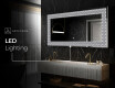 Backlit Decorative Mirror - Geometric Symphony #11