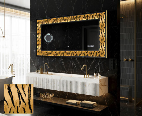 Backlit Decorative Mirror - Midnight Mirage