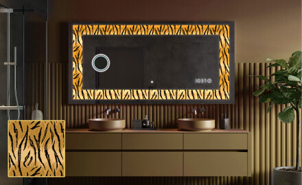 Backlit Decorative Mirror - Midnight Mirage