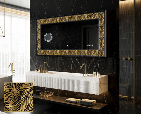 Backlit Decorative Mirror - Tropical Paradise