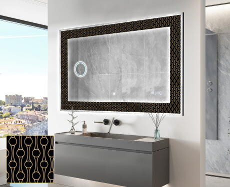 Backlit Decorative Mirror - Nordic Charm