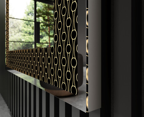 Backlit Decorative Mirror - Nordic Charm #3