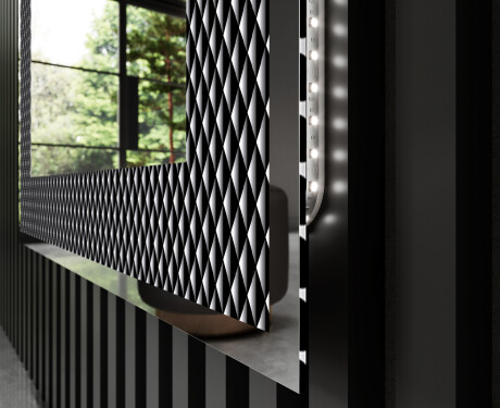 Backlit Decorative Mirror - Modern Masterpiece #3
