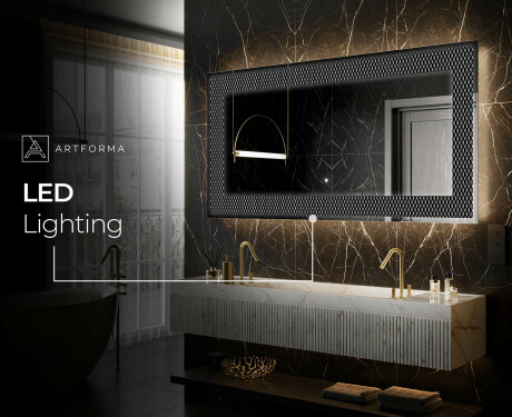 Backlit Decorative Mirror - Modern Masterpiece #9