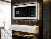 Backlit Decorative Mirror - Marble Uplift