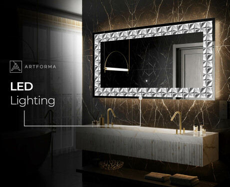 Backlit Decorative Mirror - Pearlous Dance #6