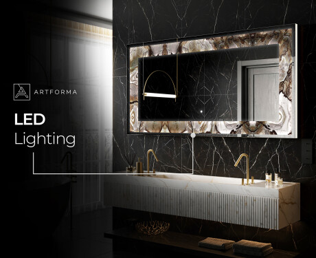 Backlit Decorative Mirror - Desert Wonders #10