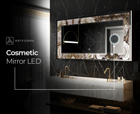Backlit Decorative Mirror - Desert Wonders #11