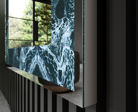 Backlit Decorative Mirror - Oceanic Madness #3