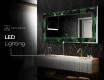 Backlit Decorative Mirror - Malachite Magic #10