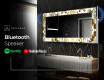 Backlit Decorative Mirror - Golden Streaks #8