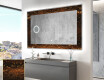 Backlit Decorative Mirror - Amber Shell