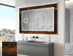 Backlit Decorative Mirror - Amber Shell