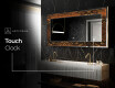 Backlit Decorative Mirror - Amber Shell #9